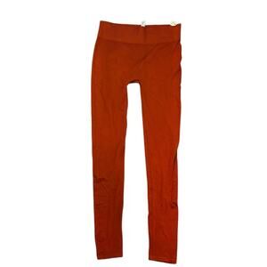 Forever 21 Burnt Orange Ribbed Seamless Tights NWT Size M/L